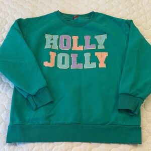 Holly Jolly Green Sweatshirt